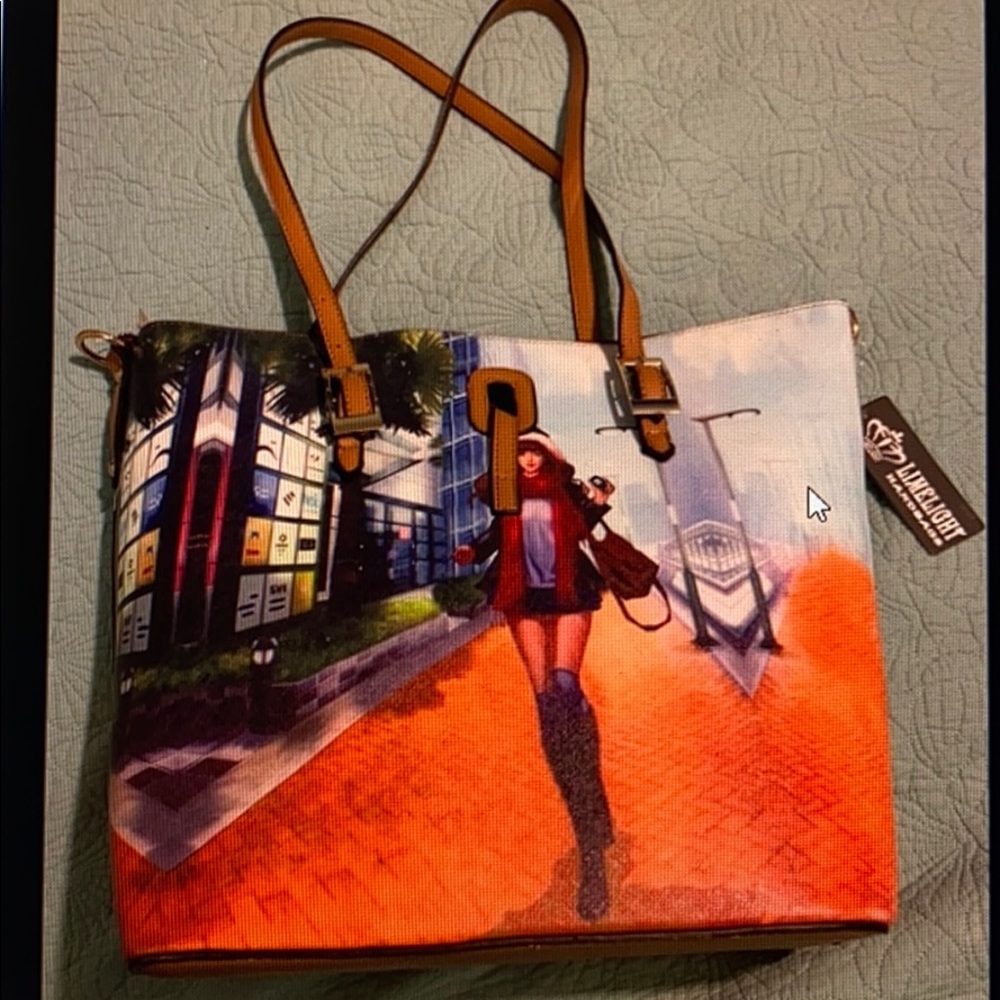 Limelight City Girl Large Shopping Bag w/satchel